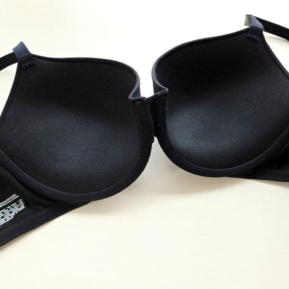 Auden Target Lightly Lined T-Shirt Bra Size 32DD Black Underwire Molded Cup NEW - Picture 3 of 5